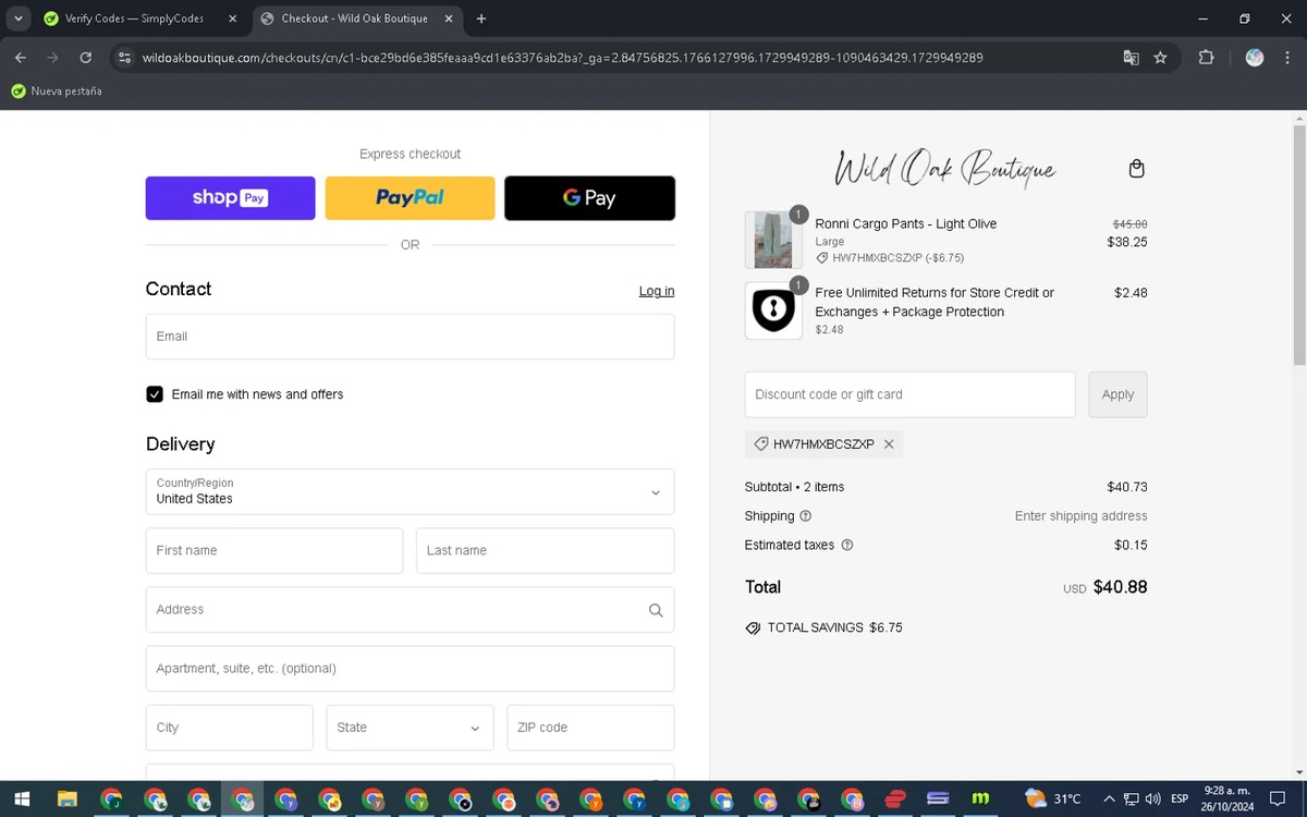 wild oak boutique product image